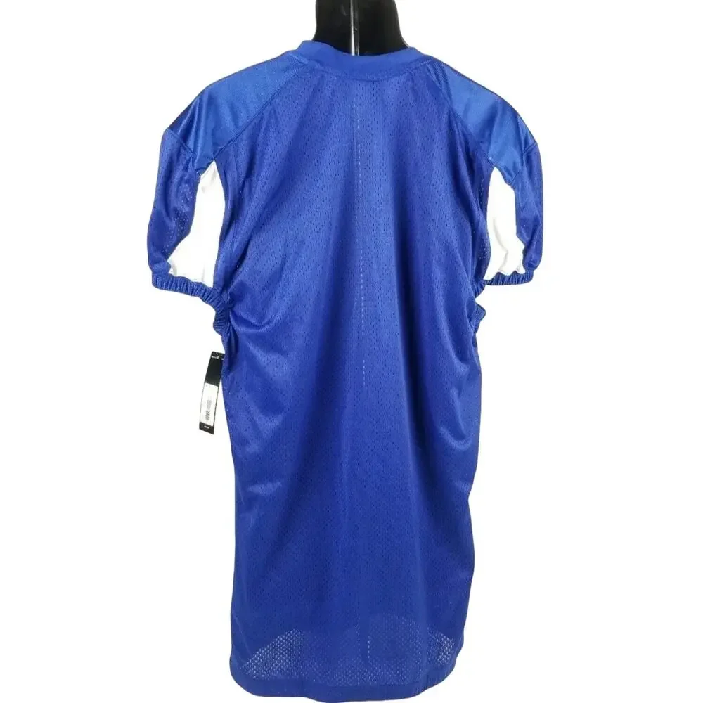 NWT Adidas Climacool Football Jersey L Royal Blue